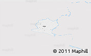 Silver Style 3D Map of Misso, single color outside