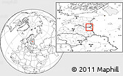 Blank Location Map of Misso, highlighted parent region