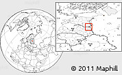 Blank Location Map of Misso