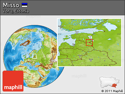 Physical Location Map of Misso