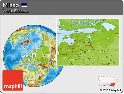 Physical Location Map of Misso