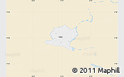 Classic Style Map of Misso, single color outside