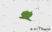 Satellite Map of Misso, single color outside