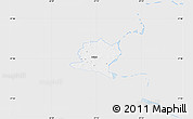 Silver Style Map of Misso, single color outside