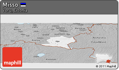 Gray Panoramic Map of Misso