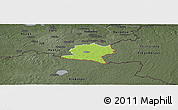 Physical Panoramic Map of Misso, darken, semi-desaturated