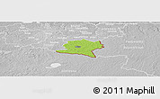 Physical Panoramic Map of Misso, lighten, desaturated
