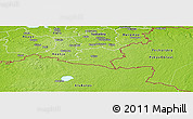 Physical Panoramic Map of Misso