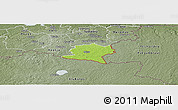 Physical Panoramic Map of Misso, semi-desaturated