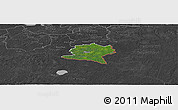 Satellite Panoramic Map of Misso, darken, desaturated