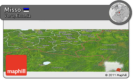 Satellite Panoramic Map of Misso