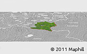 Satellite Panoramic Map of Misso, lighten, desaturated