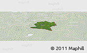 Satellite Panoramic Map of Misso, lighten