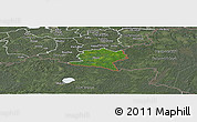Satellite Panoramic Map of Misso, semi-desaturated