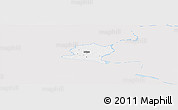 Silver Style Panoramic Map of Misso, single color outside