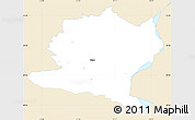 Classic Style Simple Map of Misso, single color outside