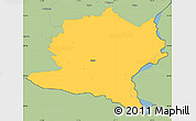 Savanna Style Simple Map of Misso
