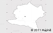 Silver Style Simple Map of Misso, cropped outside