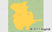 Savanna Style Simple Map of Moniste, single color outside