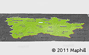 Physical Panoramic Map of Voru, darken, desaturated