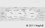 Silver Style Panoramic Map of Voru