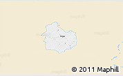 Classic Style 3D Map of Rouge, single color outside