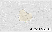 Shaded Relief 3D Map of Rouge, lighten, desaturated