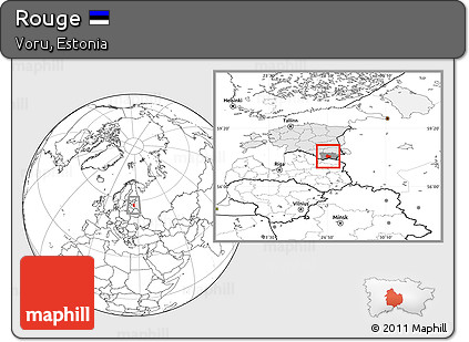 Blank Location Map of Rouge, highlighted country, highlighted parent region