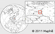 Blank Location Map of Rouge