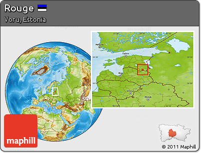 Physical Location Map of Rouge