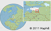 Savanna Style Location Map of Rouge, highlighted country, highlighted parent region