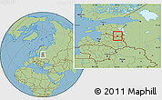 Savanna Style Location Map of Rouge