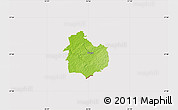 Physical Map of Rouge, cropped outside