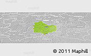 Physical Panoramic Map of Rouge, lighten, desaturated