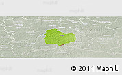 Physical Panoramic Map of Rouge, lighten, semi-desaturated