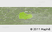 Physical Panoramic Map of Rouge, semi-desaturated