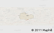 Shaded Relief Panoramic Map of Rouge, lighten
