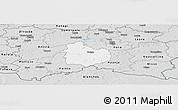 Silver Style Panoramic Map of Rouge
