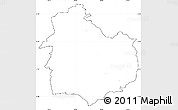 Blank Simple Map of Rouge, cropped outside, no labels