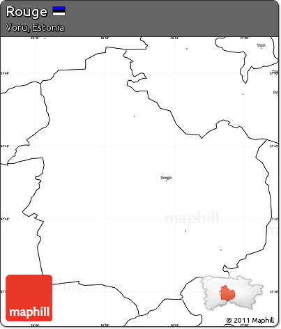 Blank Simple Map of Rouge