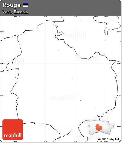 Blank Simple Map of Rouge, no labels