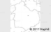 Blank Simple Map of Rouge