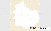 Classic Style Simple Map of Rouge, single color outside