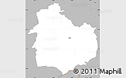 Gray Simple Map of Rouge