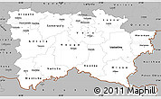 Gray Simple Map of Voru