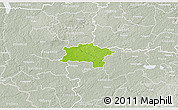 Physical 3D Map of Urvaste, lighten, semi-desaturated