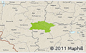 Physical 3D Map of Urvaste, shaded relief outside
