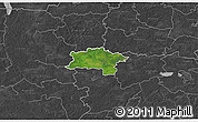 Satellite 3D Map of Urvaste, darken, desaturated