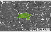 Satellite 3D Map of Urvaste, desaturated