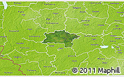 Satellite 3D Map of Urvaste, physical outside